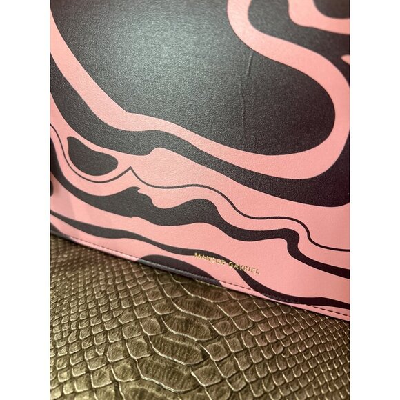 MANSUR GAVRIEL Zip Pouch Leather Flamingo Plum Womens - Picture 7 of 9